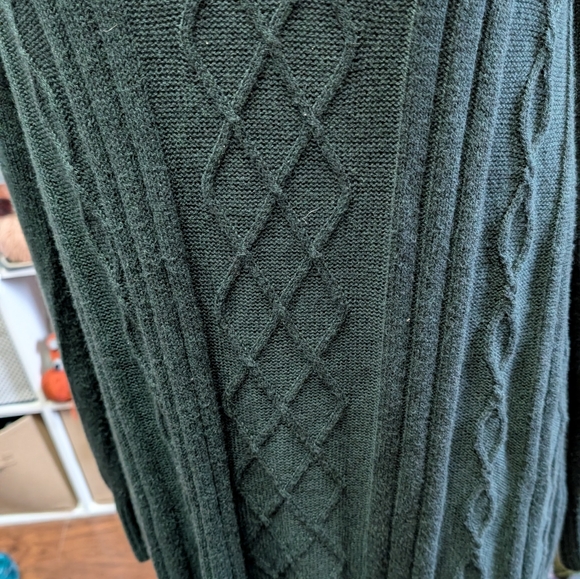 Market & Spruce stitch fix hunter green pull over knit sweater- sz 2X-NWTS - Picture 2 of 11